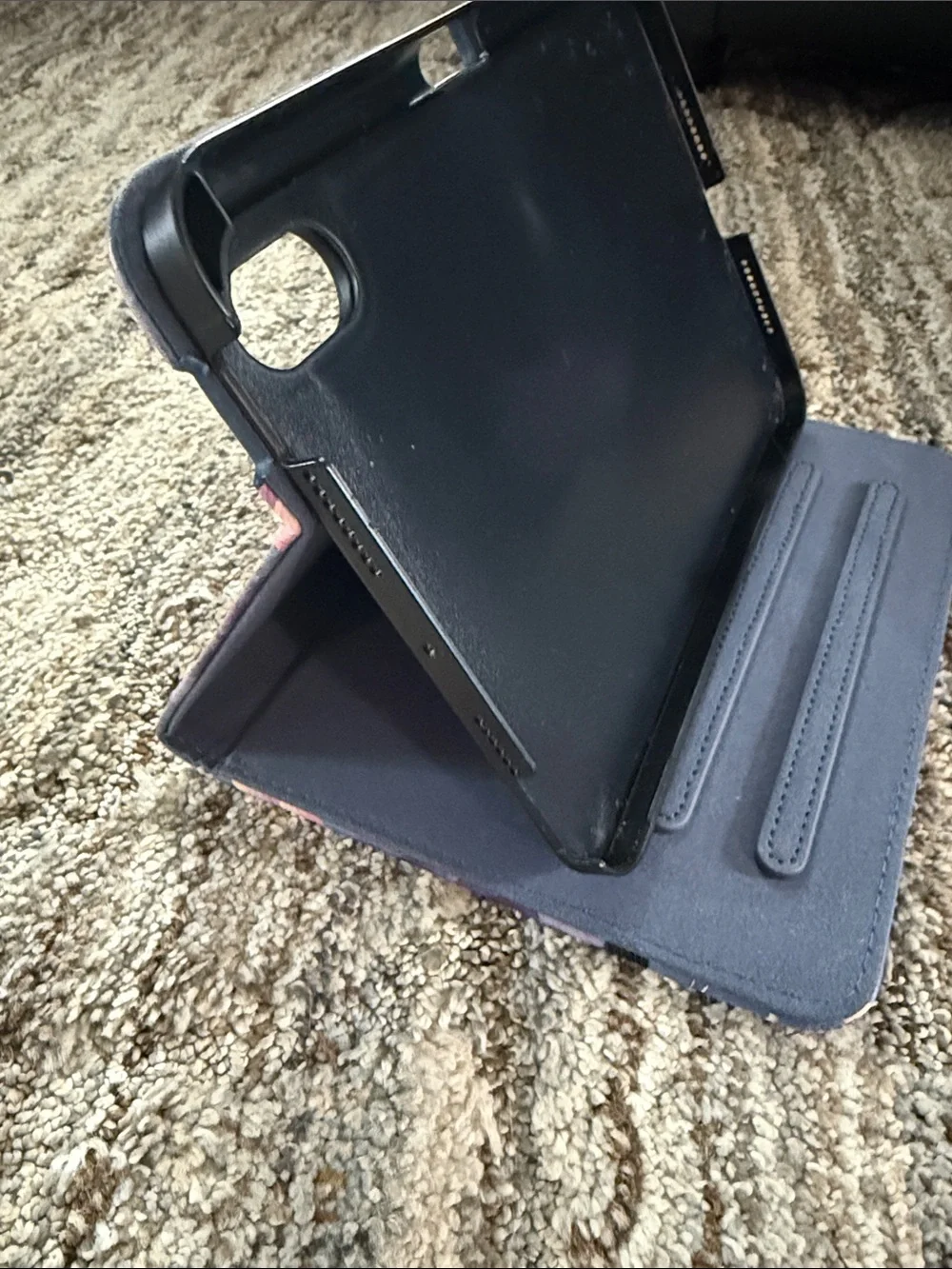 iPad Mini 6 Series Tablet Folio Case w/ Elastic Strap, Apple Pen Holder